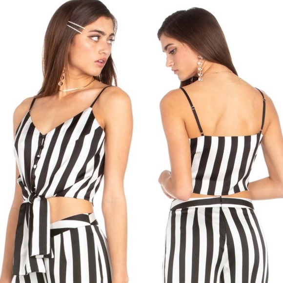 🌹Anastasia Striped Top & Pants Set - Picture 2 of 4